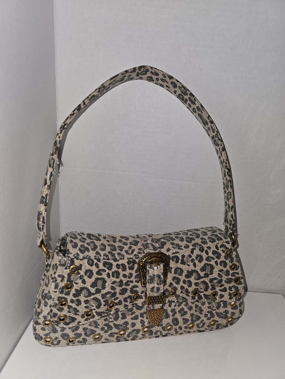 Betsey Johnson Leopard Western Shoulder Bag